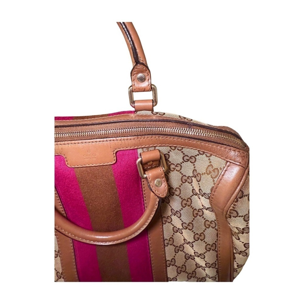 Gucci Joy GG Medium Boston Canvas Bag - Picture 3 of 9